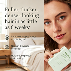 Custom Logo Clinically Tested Scalp Serum with Caffeine, Rosemary Oil & Amino Acids for Thinning Hair, Non-Greasy Formula Balances Scalp & Reduces Buildup