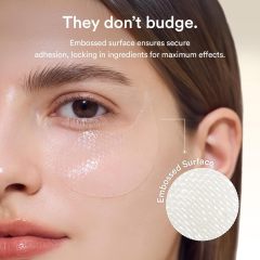 Custom Logo 60 Count Vegan Collagen Eye Patches with Jericho Rose Jelly & Peptides, Anti-Aging for Wrinkles & Fine Lines