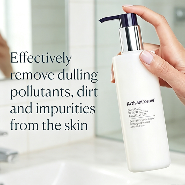 Custom Logo Dynamic Resurfacing Enzyme Gel Facial Wash, Anti-Aging Exfoliating Cleanser Suitable for All Skin Types