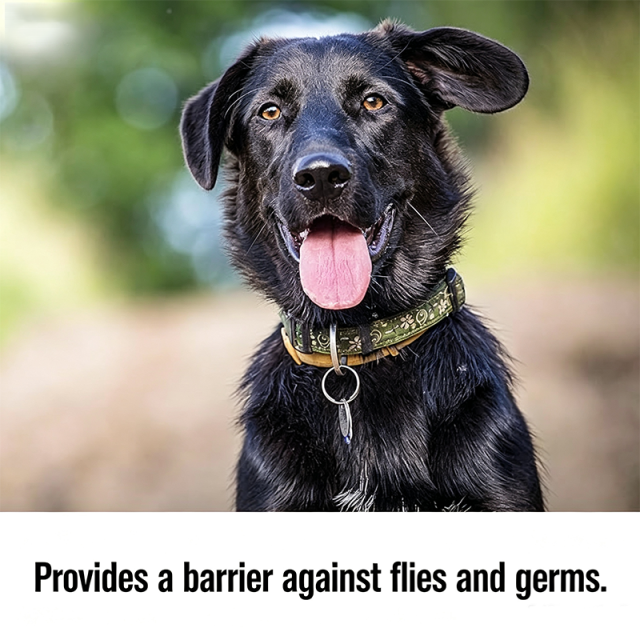 Custom Logo 2‑Ounce 3‑Way Dog Wound Care Ointment, Pain Relief & Infection Prevention for Dog Cuts, Scrapes, Bites and Injuries