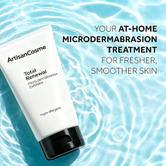 Custom Logo 2.5 Oz Microdermabrasion Total Renewal Face Scrub, Gentle Exfoliating Wash Dark Spot Corrector for Sensitive Skin, Smooth Fine Lines & Even Skin Tone