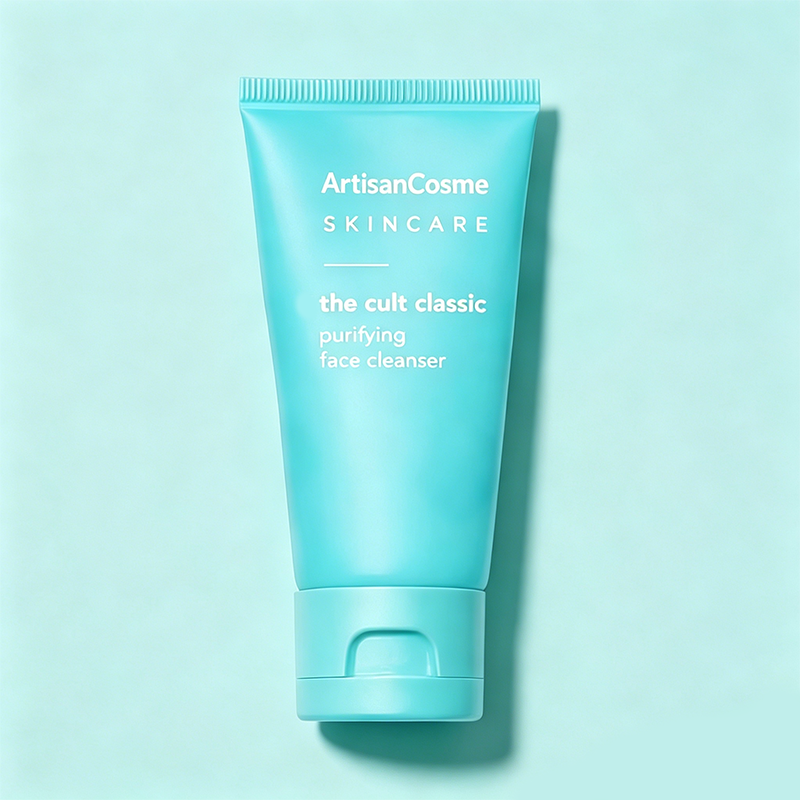 Custom Logo Cult‑Classic Purifying Face Cleanser, Daily Facial Wash with Prebiotic Extracts, Antioxidants and Turmeric for Pore Cleansing and Balanced Skin