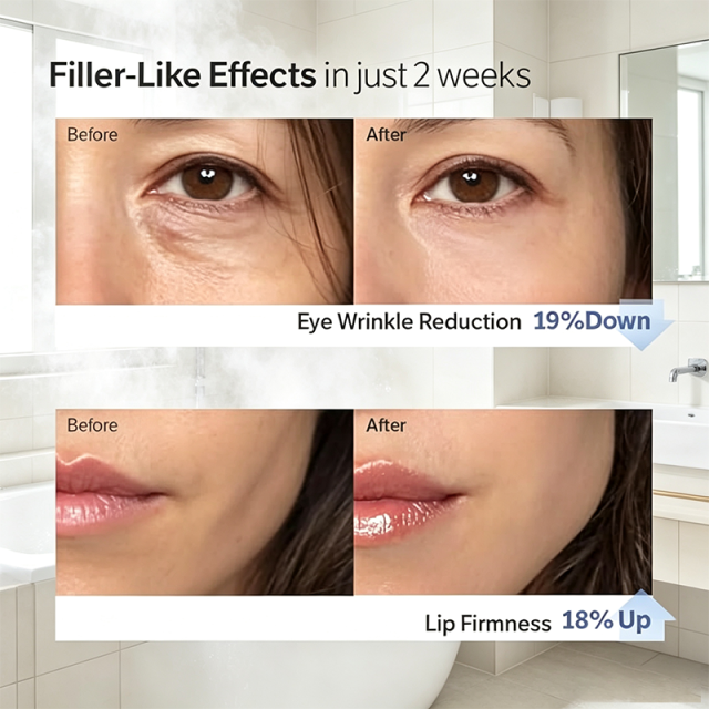 Custom Logo Deep Collagen Face Serum with 5% Volufiline, 58% Low‑Molecular‑Weight Collagen and 2% Niacinamide for Hydrating and Smoothing Skin