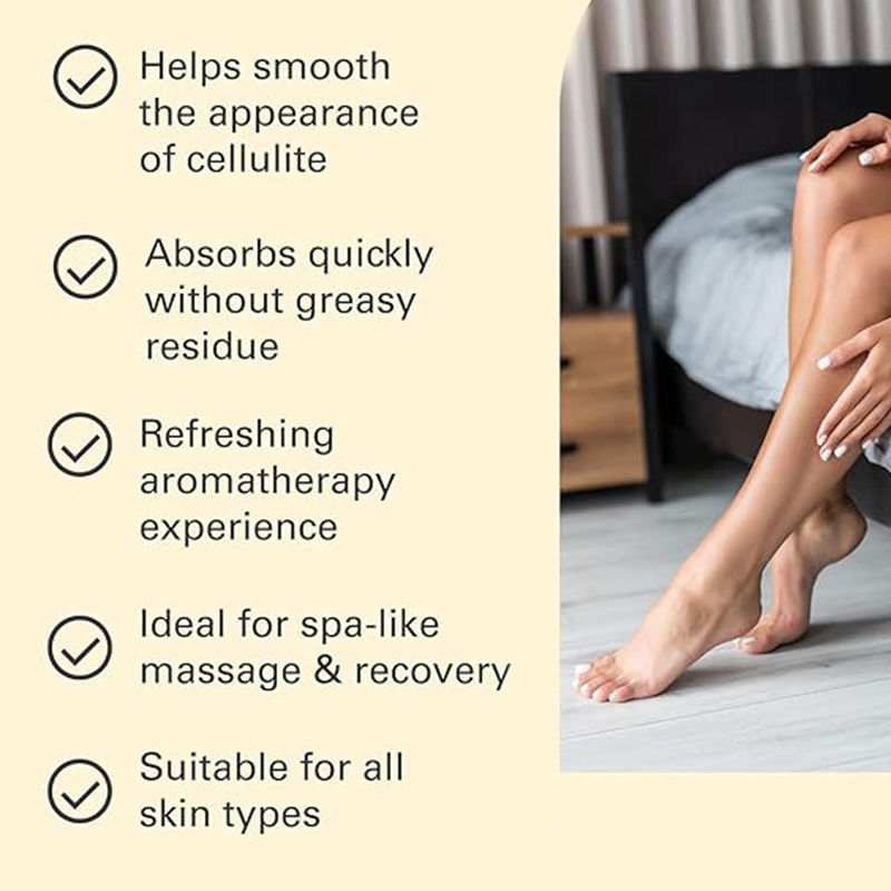 Custom Logo 8 Fl Oz M3 Firming Body Massage Oil with Collagen & Stem‑Cell, Smooth Cellulite and Improve Skin Texture, Refreshing Aromatherapy Oil for Full‑Body Use
