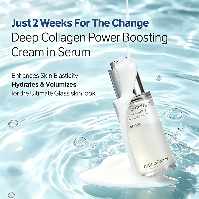 Custom Logo Deep Collagen Face Serum with 5% Volufiline, 58% Low‑Molecular‑Weight Collagen and 2% Niacinamide for Hydrating and Smoothing Skin