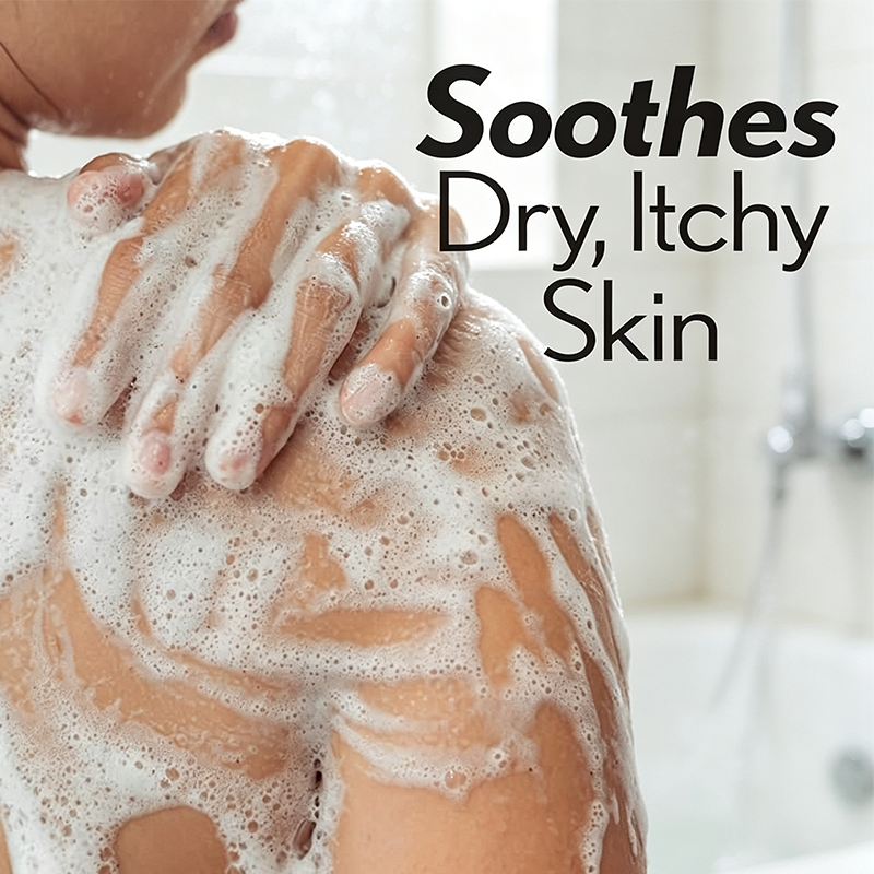 Custom Logo 27 oz Vanilla‑Scented Body Wash with Shea‑Butter Blend, Delivers 24‑Hour Hydration to Soothe Dry Itchy Skin, Dye‑Paraben‑Phthalate‑Free