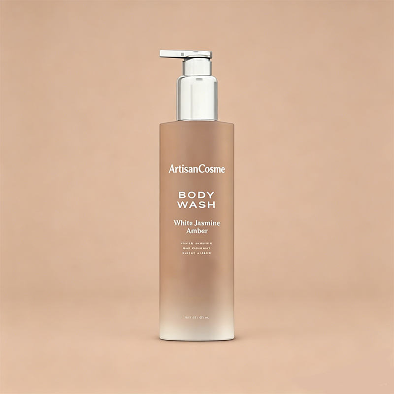 Custome Logo 16 Fl Oz White Jasmine Amber Body Wash for Women, Moisturizing Formula with White Jasmine, Red Currant and Sweet Amber Fragrance