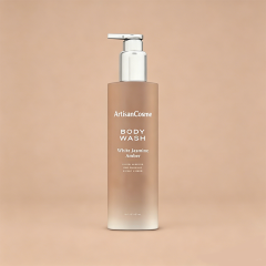 Custome Logo 16 Fl Oz White Jasmine Amber Body Wash for Women, Moisturizing Formula with White Jasmine, Red Currant and Sweet Amber Fragrance
