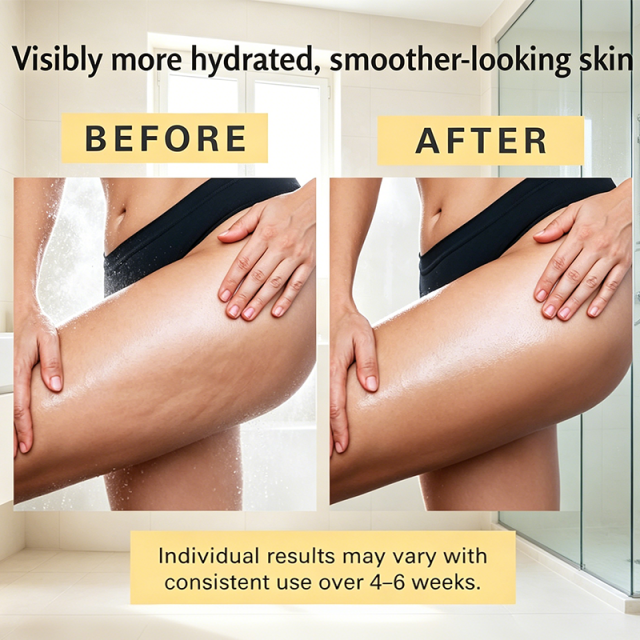 Custom Logo 8 Fl Oz M3 Firming Body Massage Oil with Collagen & Stem‑Cell, Smooth Cellulite and Improve Skin Texture, Refreshing Aromatherapy Oil for Full‑Body Use
