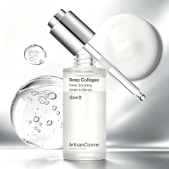 Custom Logo Deep Collagen Face Serum with 5% Volufiline, 58% Low‑Molecular‑Weight Collagen and 2% Niacinamide for Hydrating and Smoothing Skin
