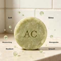 Custom Logo Solid Shampoo Bar, Plastic‑Free Hair Bar for Deep Cleansing and Healthy‑Looking Hair