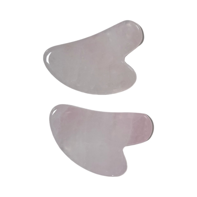Factory Wholesale Heart Shaped Rose Quartz Face Lifting Beauty Tools Jade Gua Sha