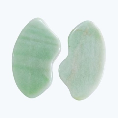 natural light green aventurine gua sha stone for face