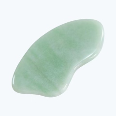 natural light green aventurine gua sha stone for face