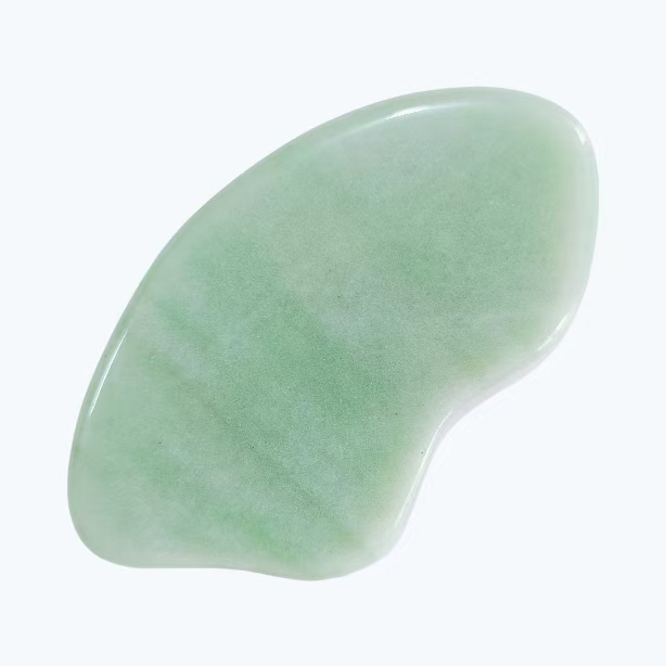 natural light green aventurine gua sha stone for face
