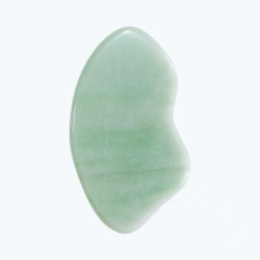 natural light green aventurine gua sha stone for face