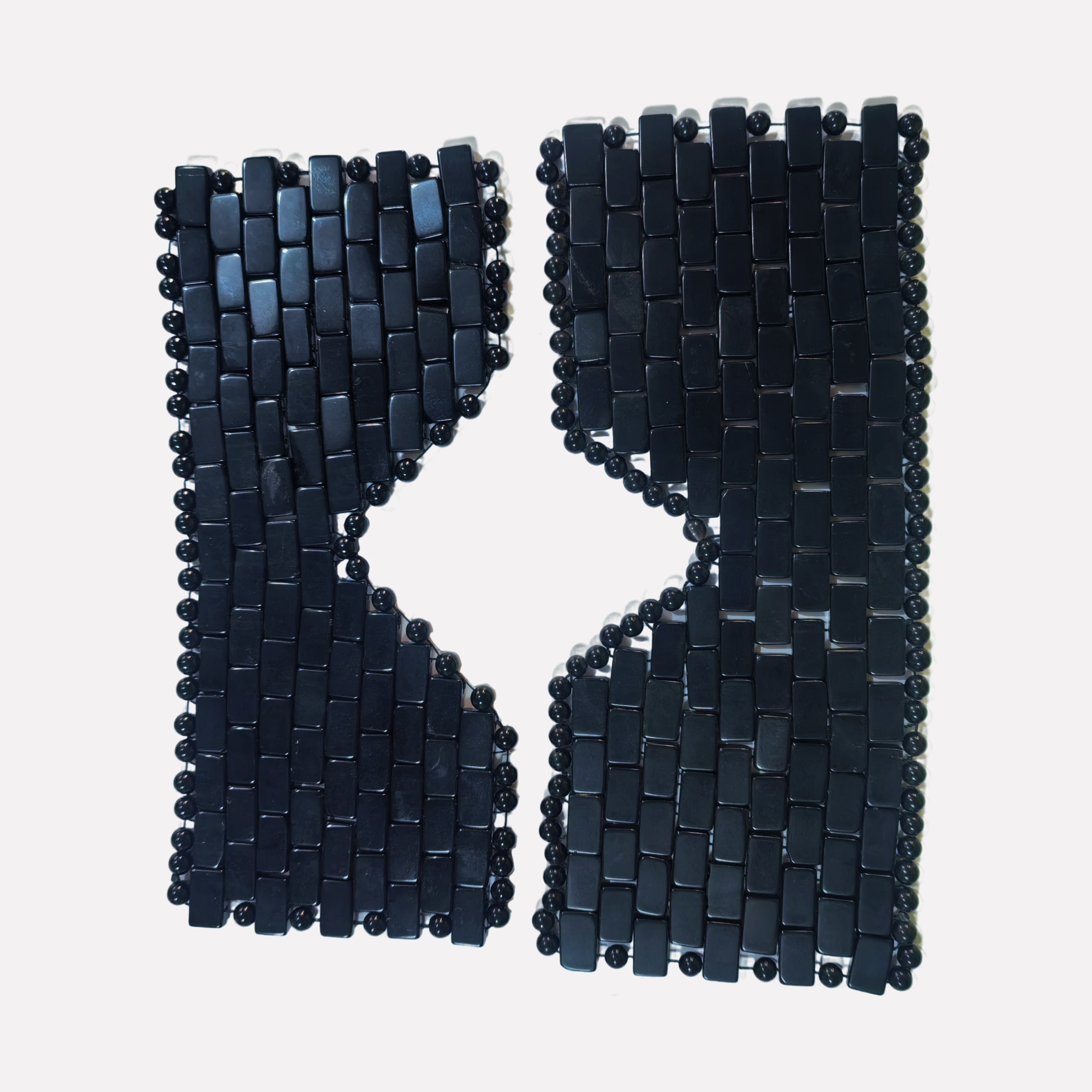 Premium Black Obsidian natural cooling jade Relaxing Eye Cover