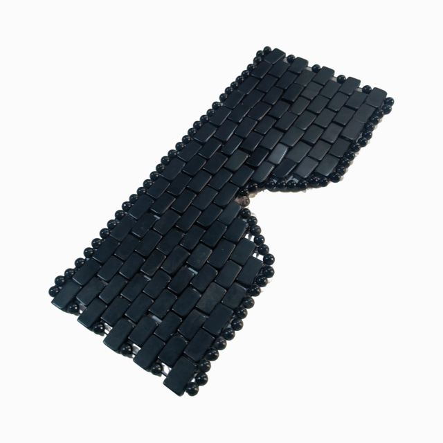 Premium Black Obsidian natural cooling jade Relaxing Eye Cover