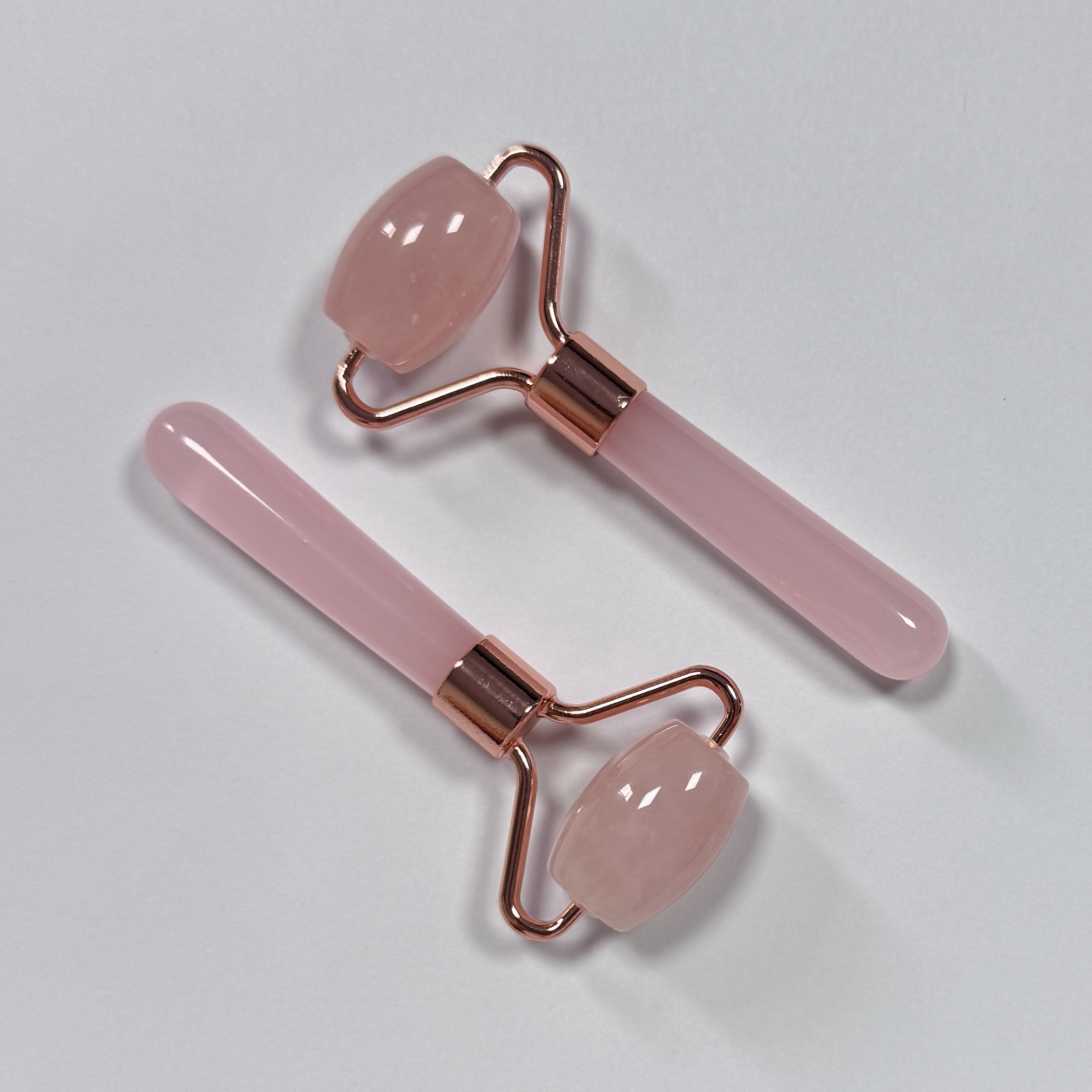 Rose Quartz Mini Size Single Head Massage Products Jade Roller