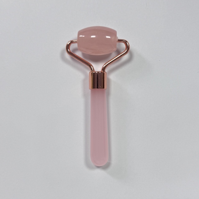Rose Quartz Mini Size Single Head Massage Products Jade Roller