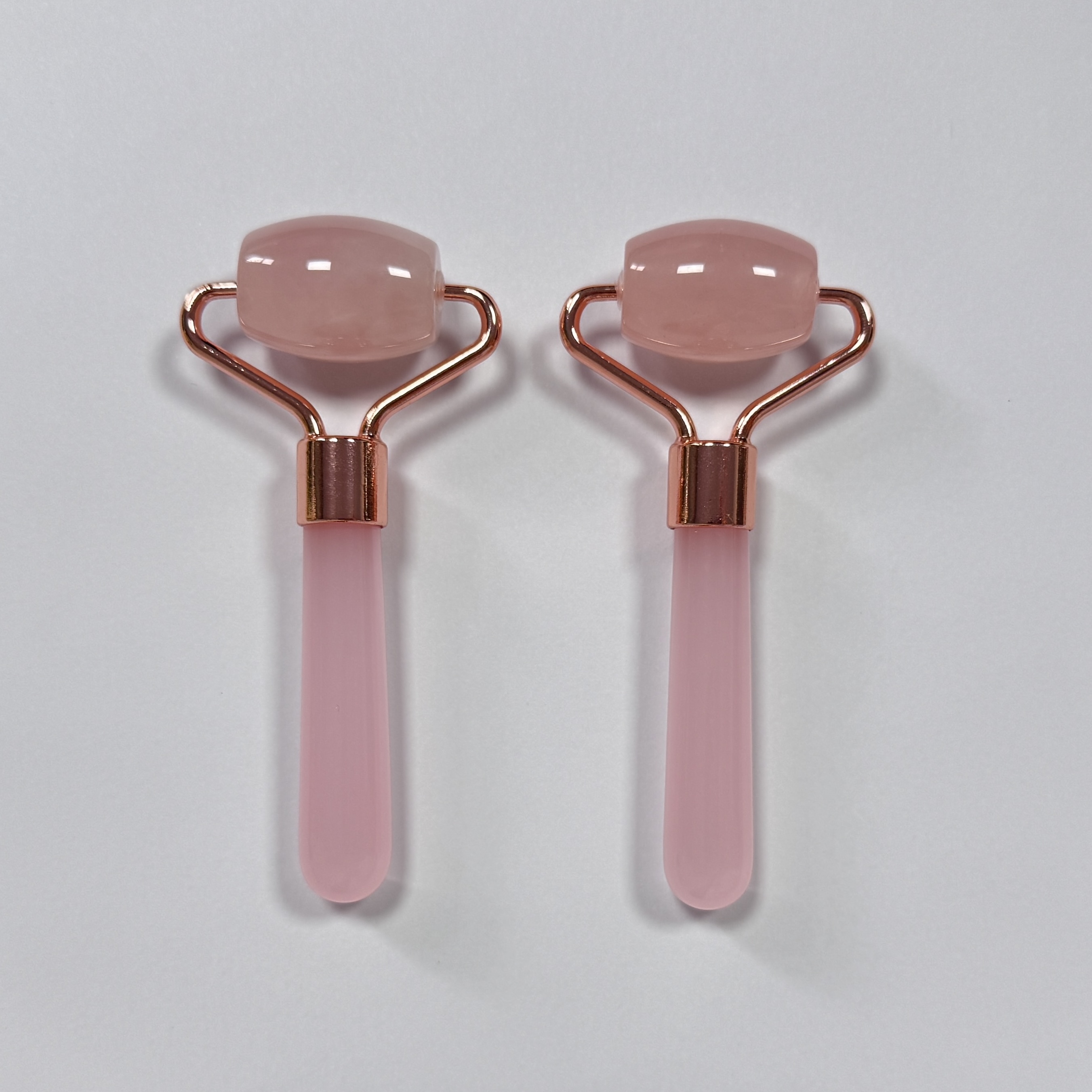 Rose Quartz Mini Size Single Head Massage Products Jade Roller