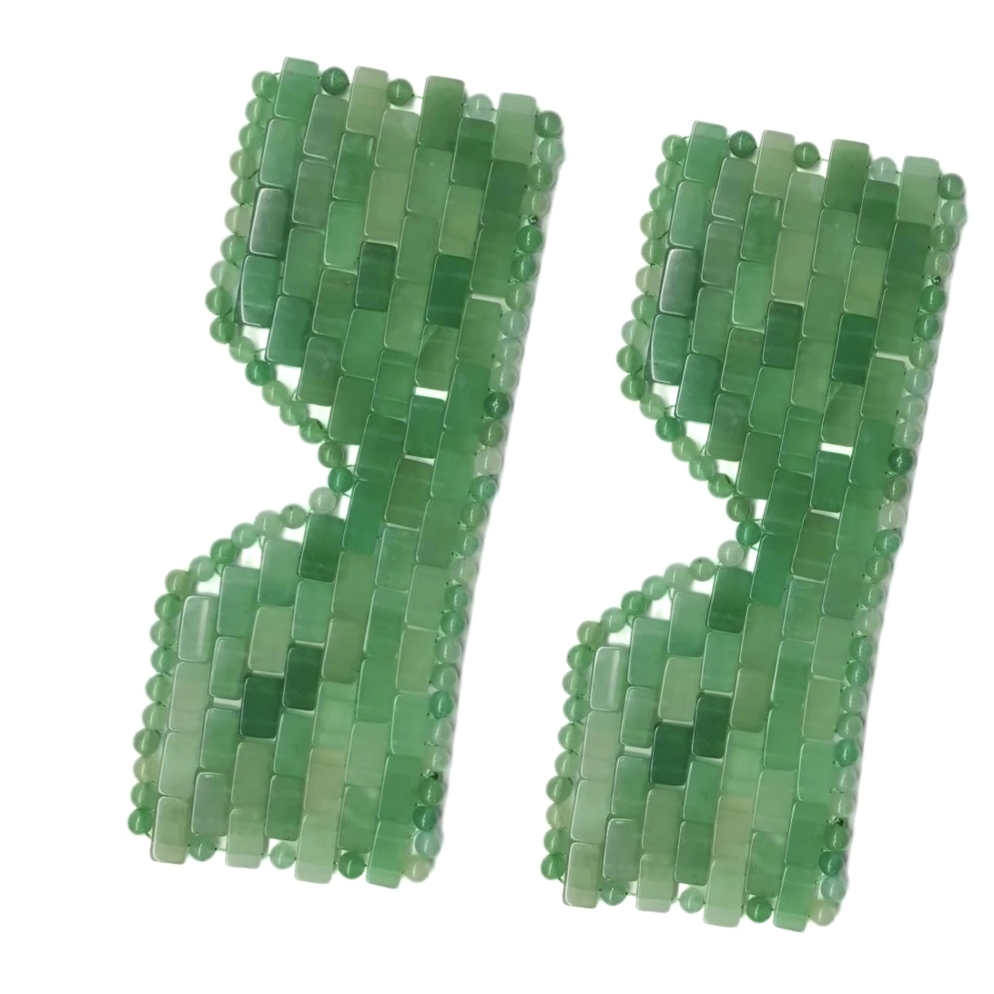 In Stock Green Aventurine Jade Eye Mask Cooling Eye Care for Relaxation & SPA