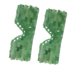 In Stock Green Aventurine Jade Eye Mask Cooling Eye Care for Relaxation & SPA