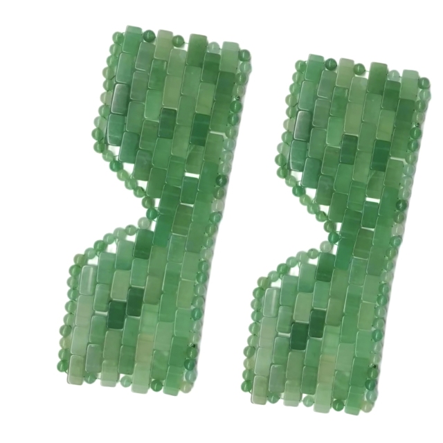 In Stock Green Aventurine Jade Eye Mask Cooling Eye Care for Relaxation & SPA
