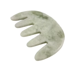 five tooth Scalp unblocking head scalp care xiuyan jade gua sha massage products Meridian comb