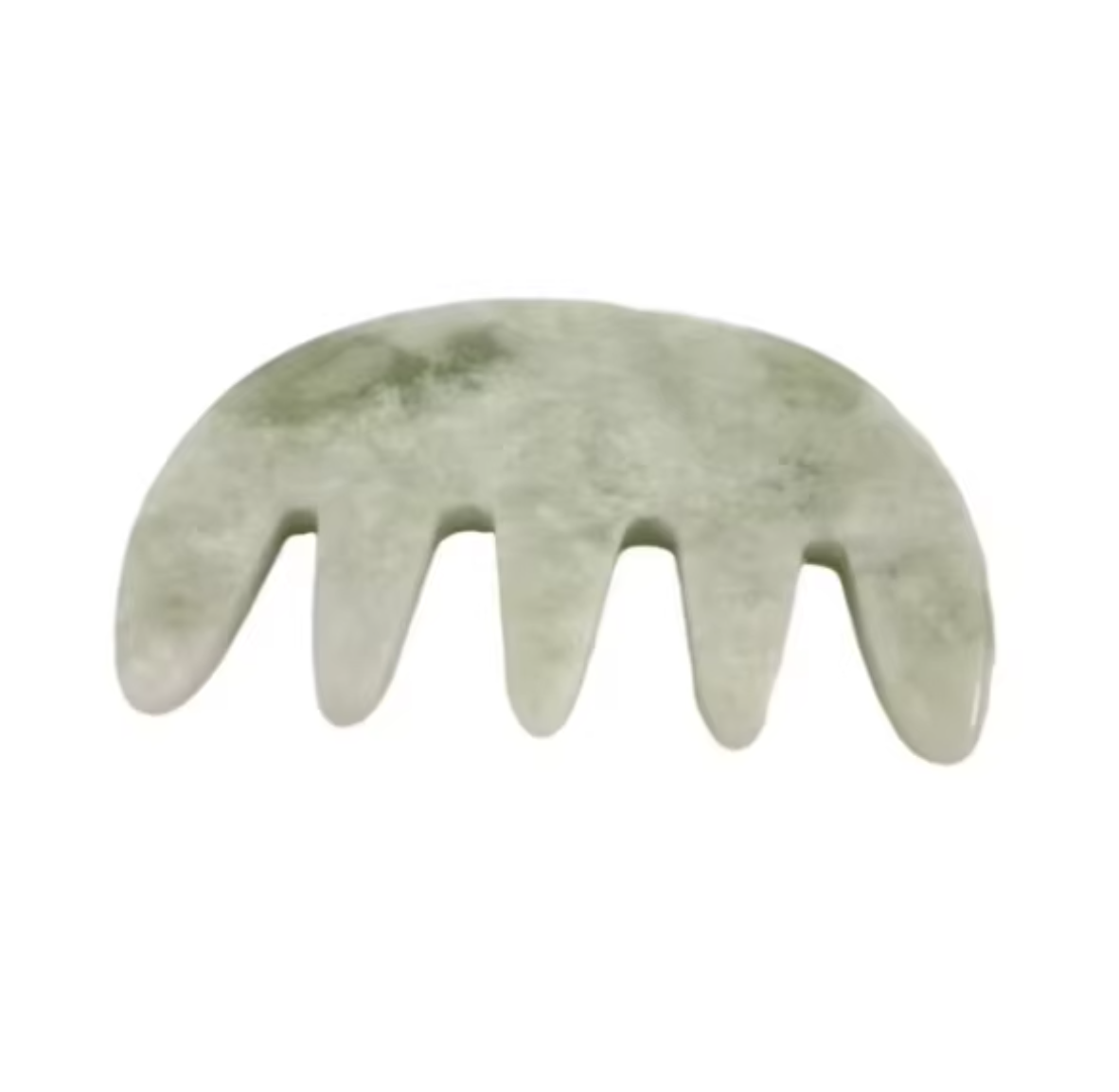 five tooth Scalp unblocking head scalp care xiuyan jade gua sha massage products Meridian comb