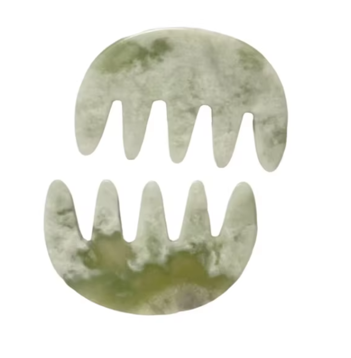 five tooth Scalp unblocking head scalp care xiuyan jade gua sha massage products Meridian comb