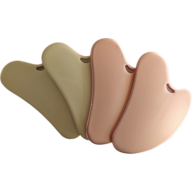 Facial beauty tools face lifting Zinc alloy gua sha for skincare