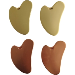Facial beauty tools face lifting Zinc alloy gua sha for skincare