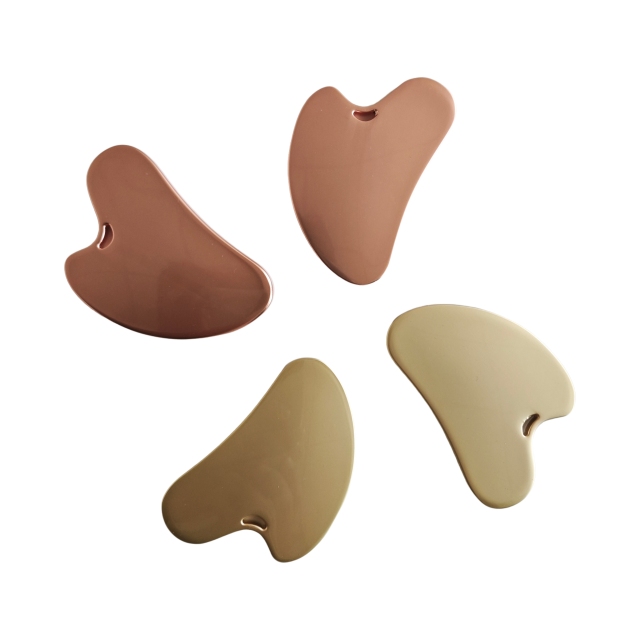 Facial beauty tools face lifting Zinc alloy gua sha for skincare