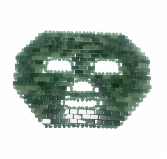 Beauty Spa Use Skin Care Tools Swelling Reduction Green Aventurine Cold Ice Stone Jade Facial Mask