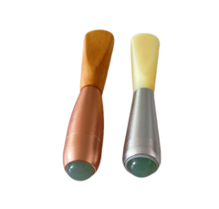 Facial Gua Sha jade Eye Bar Massager Eye Serum & Cream Applicator