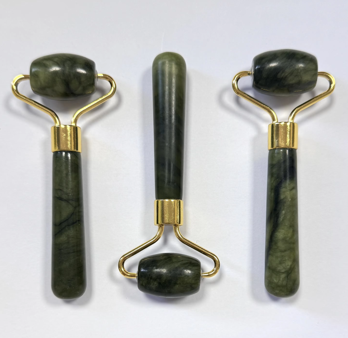 wholesale price factory direct sale single head cheap price mini Xiuyan jade massage roller for eyes