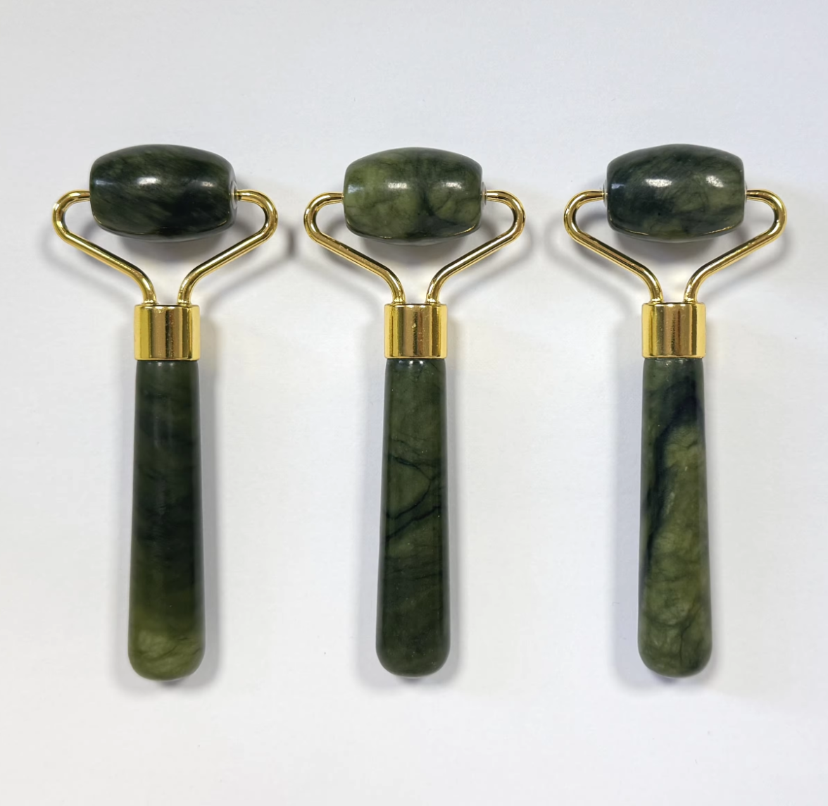 wholesale price factory direct sale single head cheap price mini Xiuyan jade massage roller for eyes