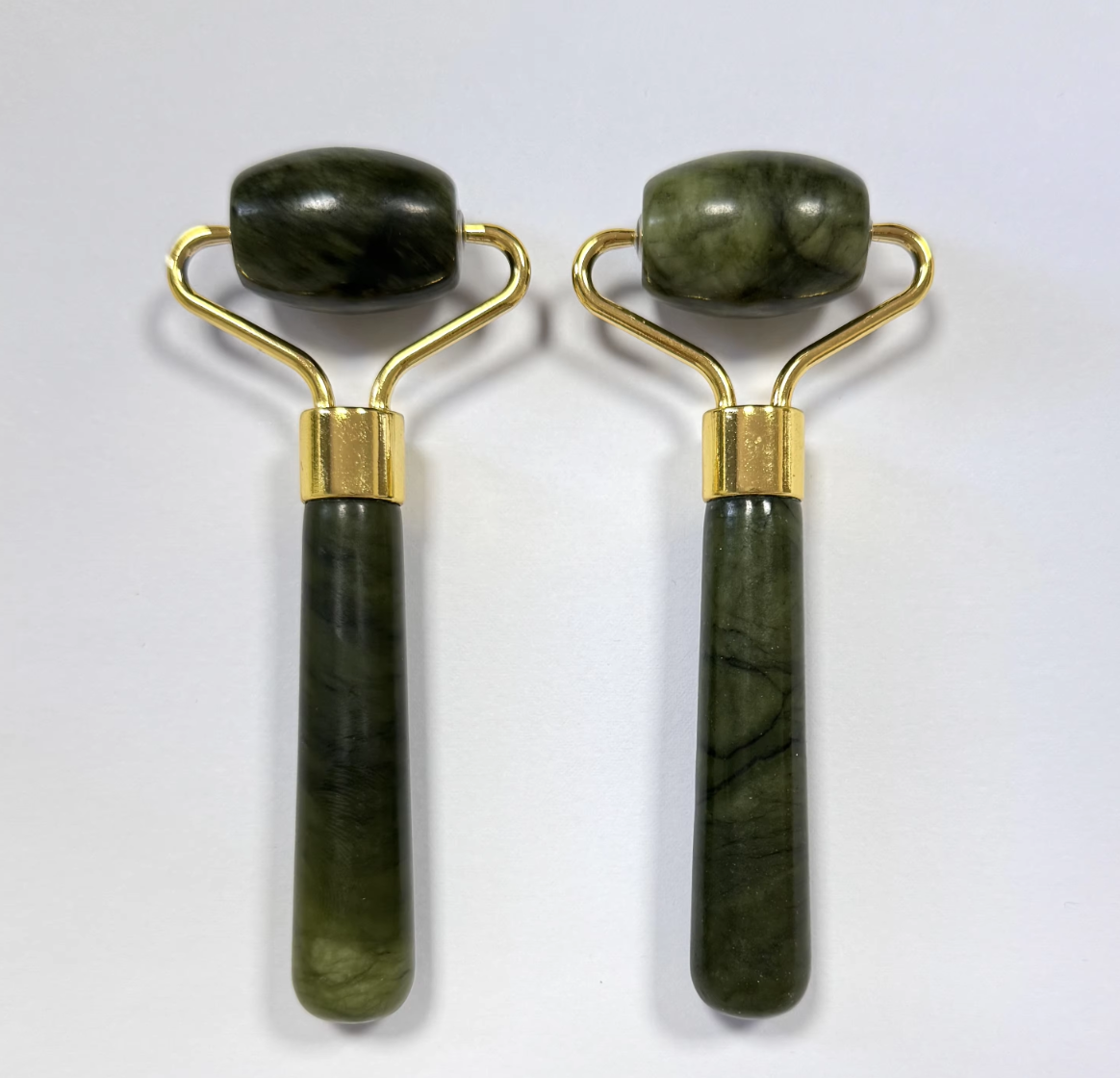 wholesale price factory direct sale single head cheap price mini Xiuyan jade massage roller for eyes