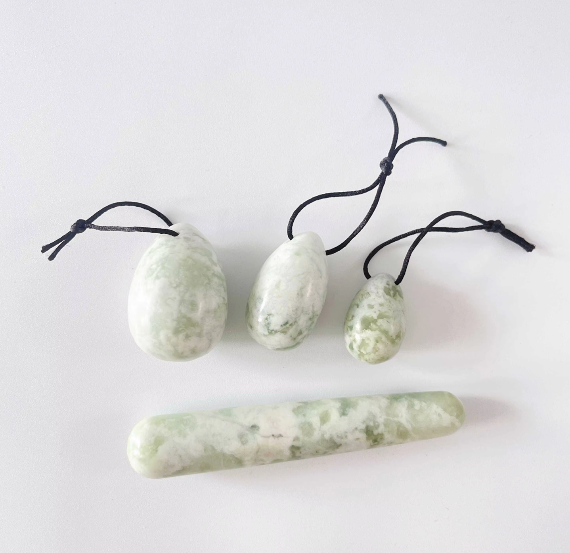 postpartum recovery women use natural stone massage yoni egg and wand for vagina firming