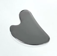 Metal Material Hardware Heart Shaped Portable Stainless Steel Massage Gua Sha Board