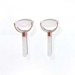 Face Lift White Jade 100% Natural Stone Single Head Face Massage Tool Jade Roller for Face