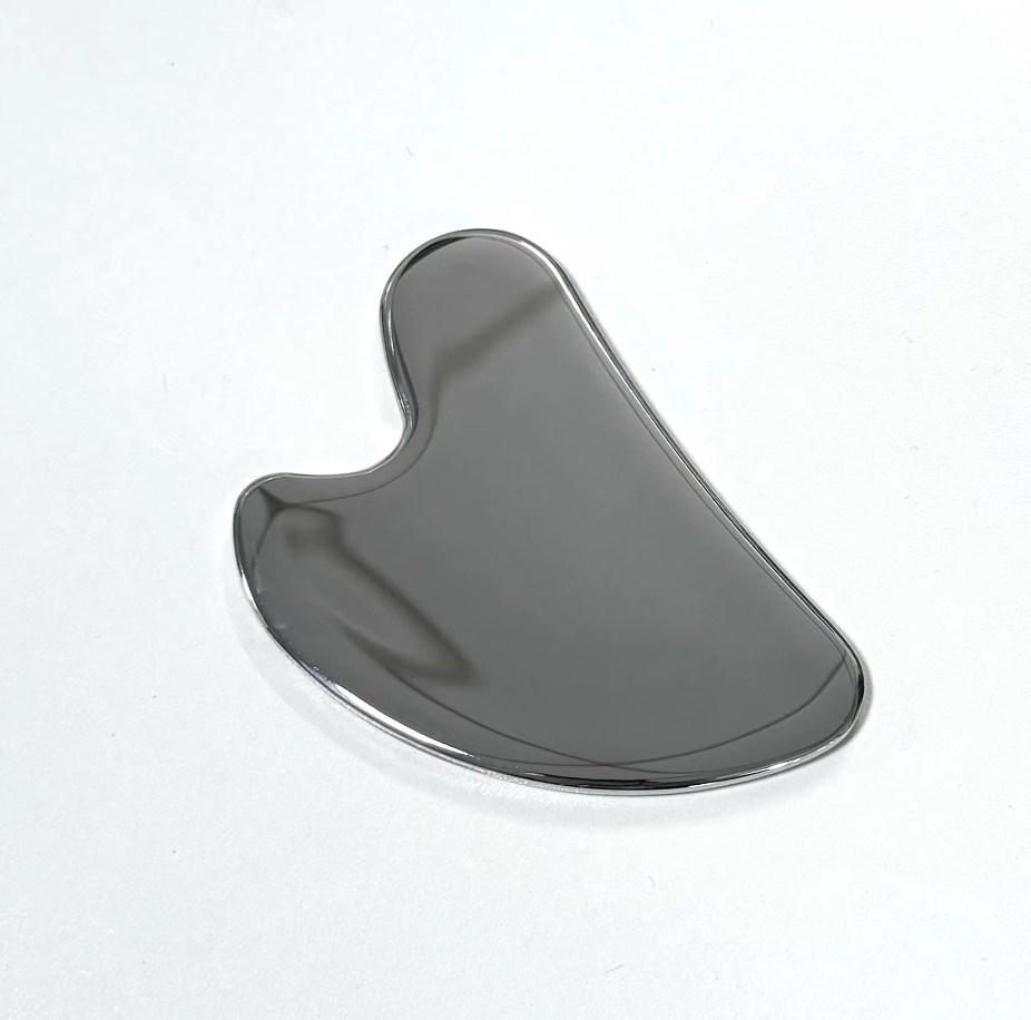 Metal Material Hardware Heart Shaped Portable Stainless Steel Massage Gua Sha Board