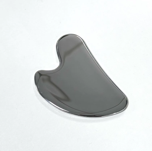 Metal Material Hardware Heart Shaped Portable Stainless Steel Massage Gua Sha Board