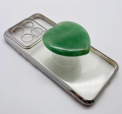 factory best price natural jade stone portable phone stand