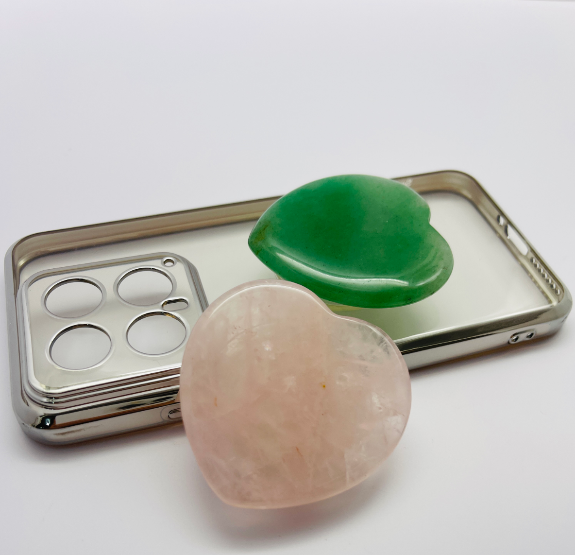factory best price natural jade stone portable phone stand