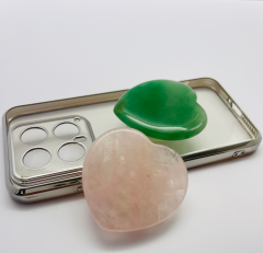 factory best price natural jade stone portable phone stand