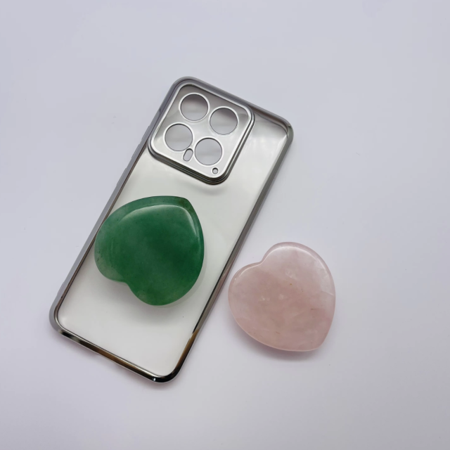 factory best price natural jade stone portable phone stand