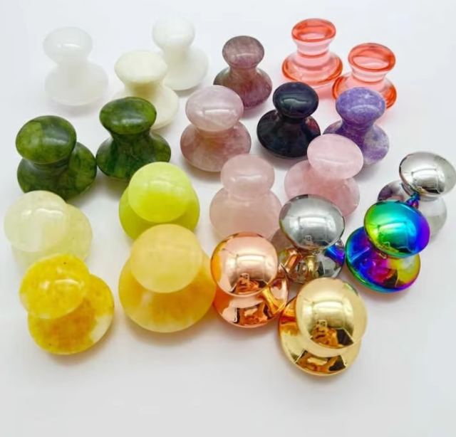 factory best wholesale price rose quartz skin care tools mushroom gua sha for face