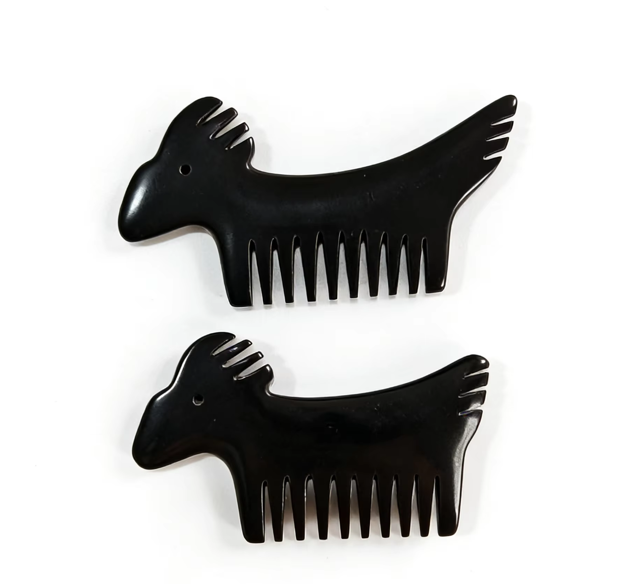 animal shaped horse design gua sha comb muscle scraper tool bian stone